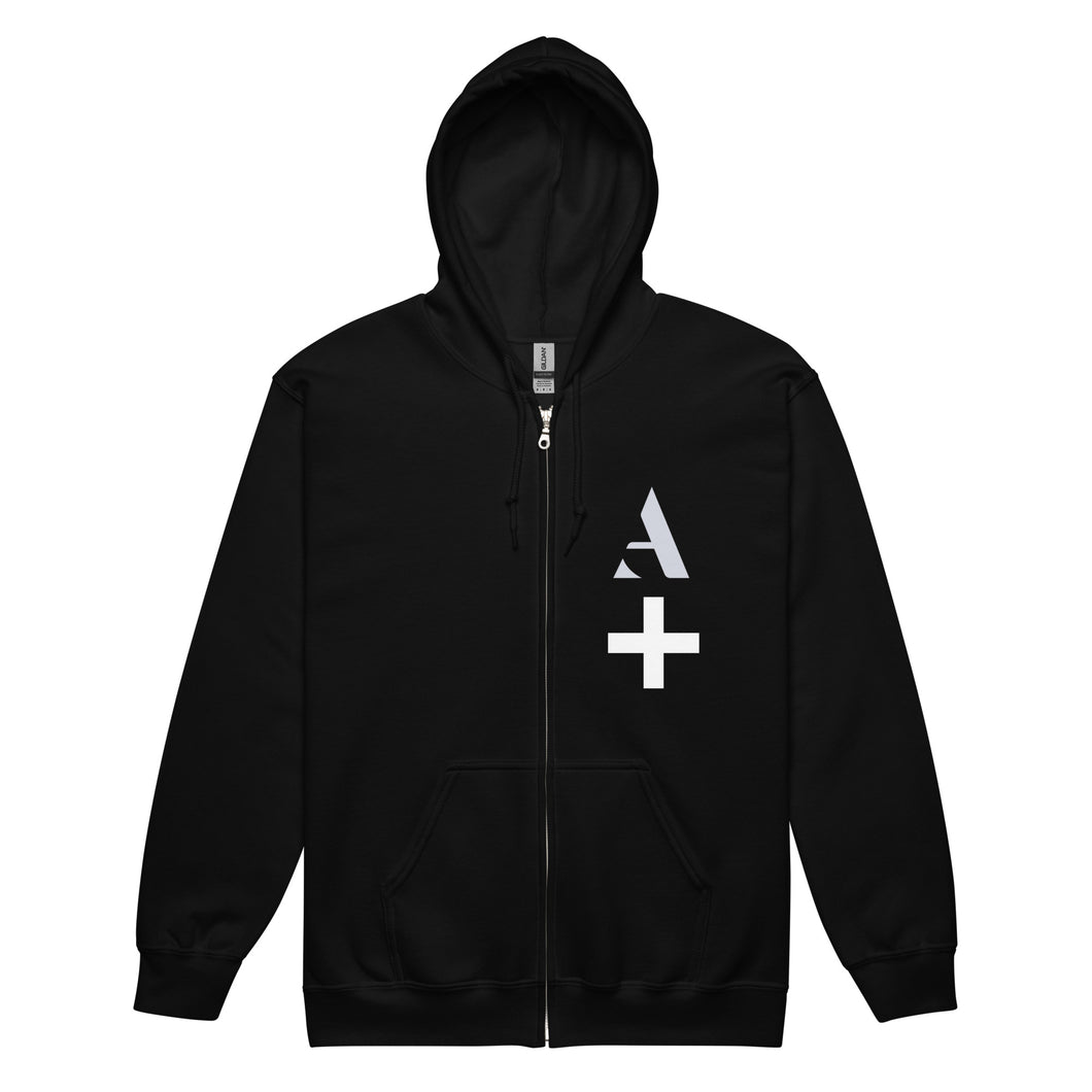 A+ Unisex heavy blend zip hoodie