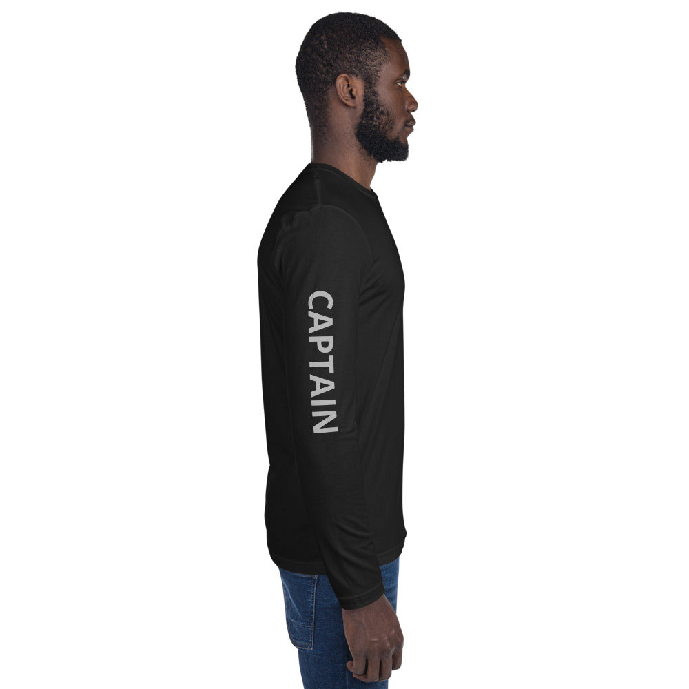Captain Long Sleeve Fitted Crew